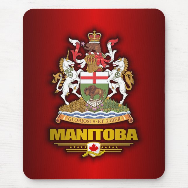 Alfombrilla De Ratón Manitoba COA (Frente)