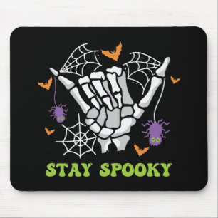 Alfombrilla De Ratón Mano de esqueleto de Stay Spooky Halloween