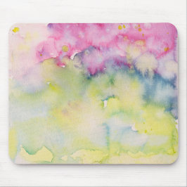 Alfombrilla De Ratón Mano de pintura de color de agua
