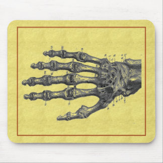Alfombrilla De Ratón mano esqueleto