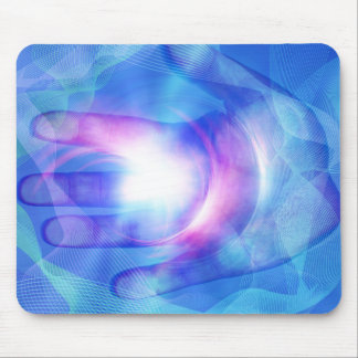 Alfombrilla De Ratón Mano luminosa