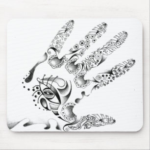 Alfombrilla De Ratón Mano Mousepad de la alheña