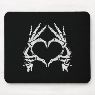 Alfombrilla De Ratón Manos Skeleton Heart - Halloween - Manos Skeleton