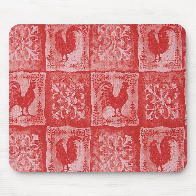 Alfombrilla De Ratón Mantel francés de la cocina de las abuelitas del (Frente)