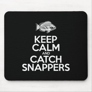 Alfombrilla De Ratón Mantén la Calma y Atrapa Peces - Pescador de Peces