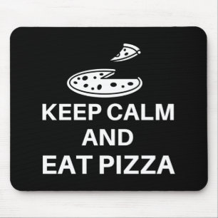 Alfombrilla De Ratón Mantener La Calle Y Comer Pizza