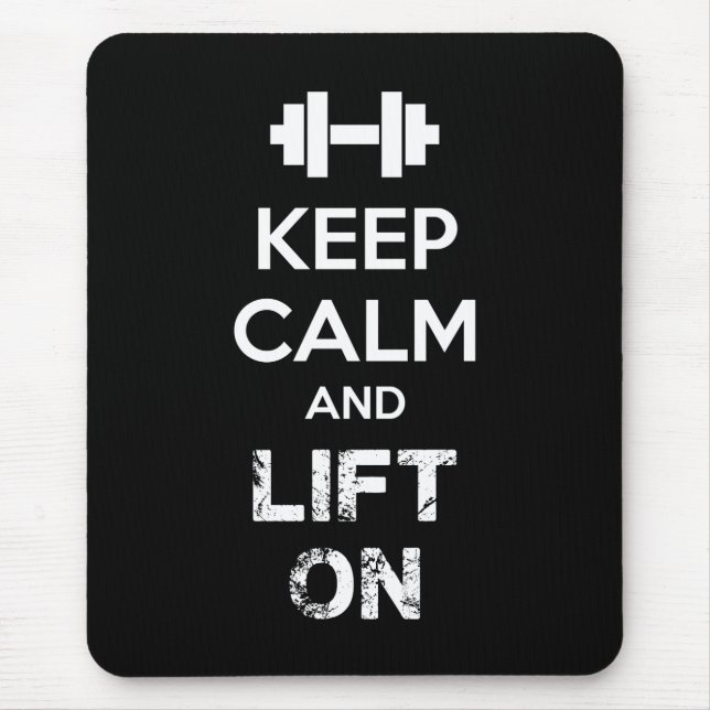 Alfombrilla De Ratón Mantener la calma y el aliento encendidos - Motiva (Frente)