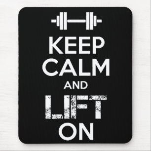 Alfombrilla De Ratón Mantener la calma y el REGALO encendidos - Motivac