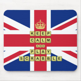 Alfombrilla De Ratón Mantener la calma y jugar a juegos de mesa