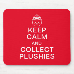 Alfombrilla De Ratón Mantener La Calma Y Recolectar Plushías   Cita gra