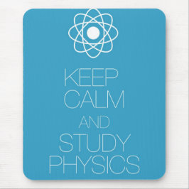 Alfombrilla De Ratón Mantenga la física tranquila y del estudio