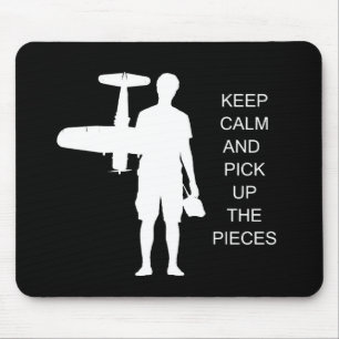 Alfombrilla De Ratón Mantengan la calma y recojan las piezas