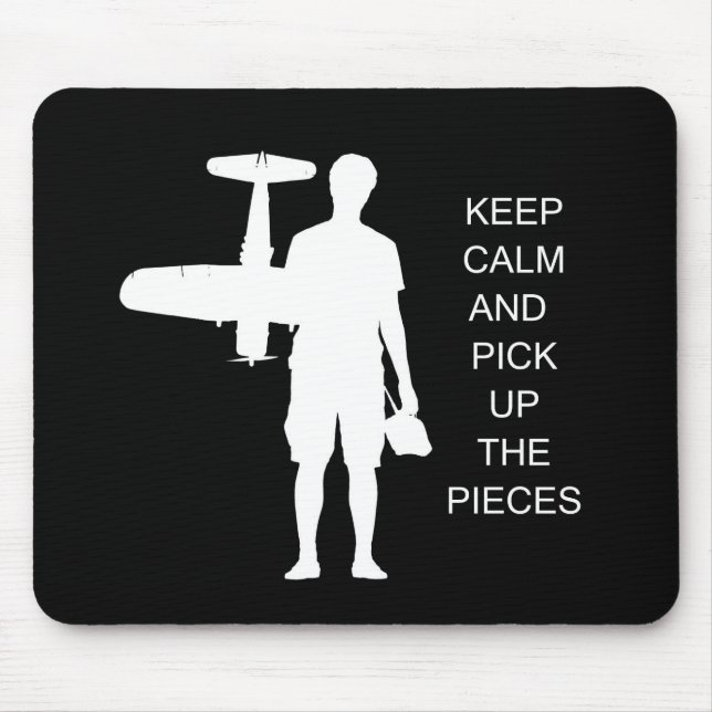 Alfombrilla De Ratón Mantengan la calma y recojan las piezas (Frente)