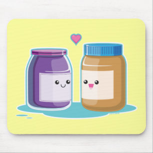 Alfombrilla De Ratón Mantequilla y jalea de cacahuete