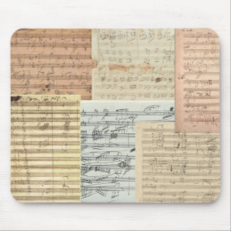 Alfombrilla De Ratón Manuscritos de la música de Beethoven