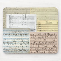 Manuscritos de la música de Brahms