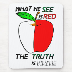 Alfombrilla De Ratón Manzana blanca