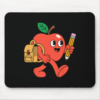 Alfombrilla De Ratón Manzana Bonita Volviendo Al Colegio