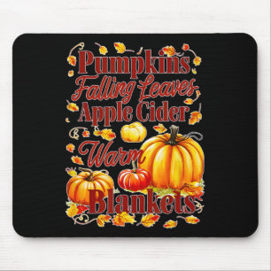 Alfombrilla De Ratón Manzana Cider Cálidas Mantas Sale De Halloween Fu