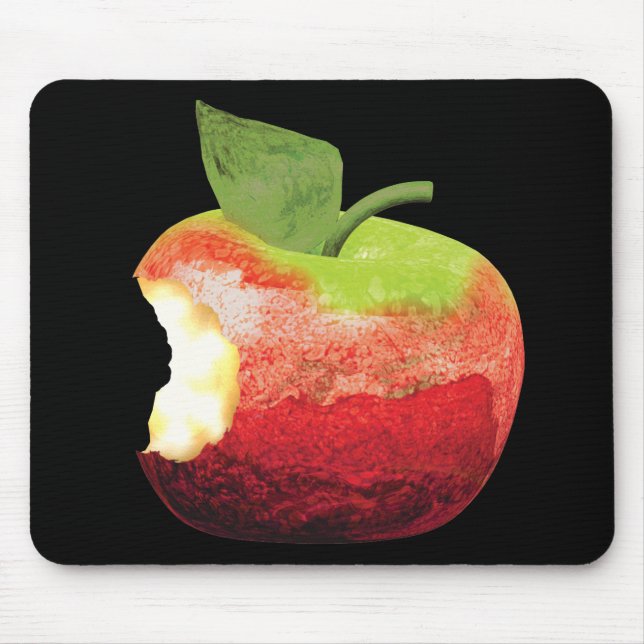 Alfombrilla De Ratón Manzana Mordida (Frente)