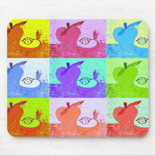 Alfombrilla De Ratón Manzana Pop Art