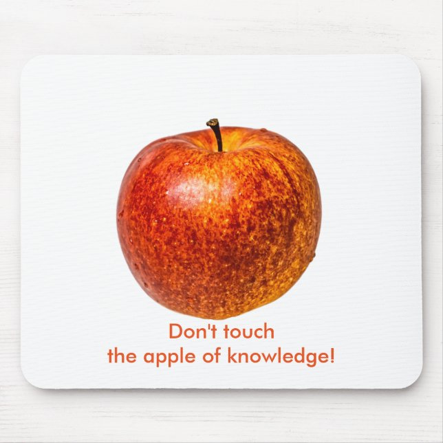 Alfombrilla De Ratón manzana roja (Frente)