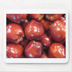 Alfombrilla De Ratón Manzanas rojas oscuras