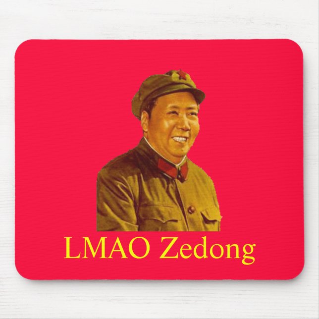 Alfombrilla De Ratón mao, LMAO Zedong (Frente)