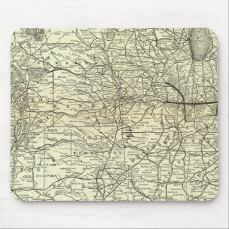 Alfombrilla De Ratón Map Ohio y Mississippi Railway