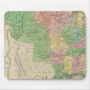 Alfombrilla De Ratón Mapa 2 de los Estados Unidos