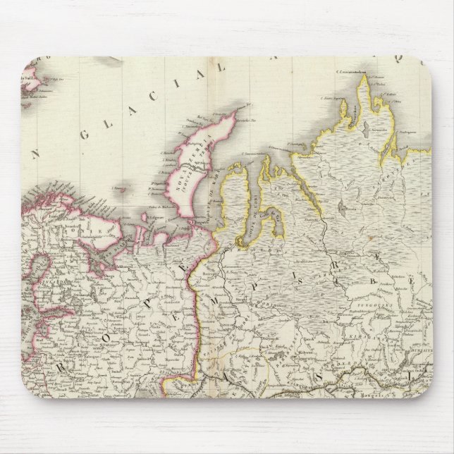 Alfombrilla De Ratón Mapa 2 del Atlas de Europa (Frente)