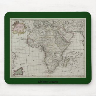 Alfombrilla De Ratón Mapa africano viejo Mousepad de AfriMex Urbano