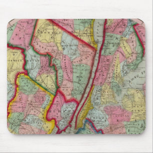 Alfombrilla De Ratón Mapa Alrededor De La Ciudad De Nueva York