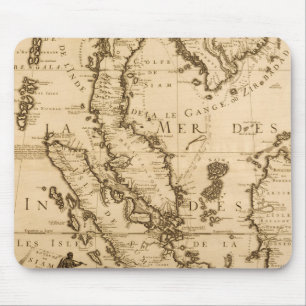 Alfombrilla De Ratón Mapa antiguo de Asia sudoriental el   1687