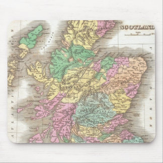 Alfombrilla De Ratón Mapa Antiguo de Escocia (1827)