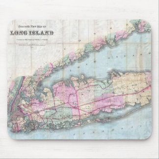 Alfombrilla De Ratón Mapa Antiguo de Long Island (1880)