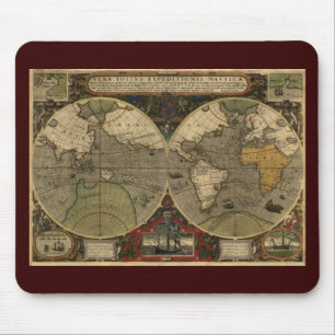 Alfombrilla De Ratón Mapa Antiguo Mousepad