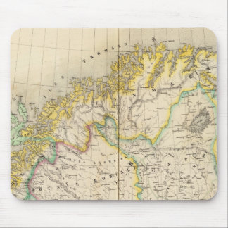 Alfombrilla De Ratón Mapa Atlas de Suecia y Noruega