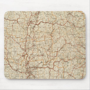 Alfombrilla De Ratón Mapa automovilístico de Massachusetts coche geográ