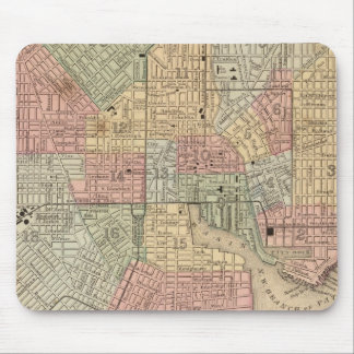 Alfombrilla De Ratón Mapa Baltimore de Mitchell