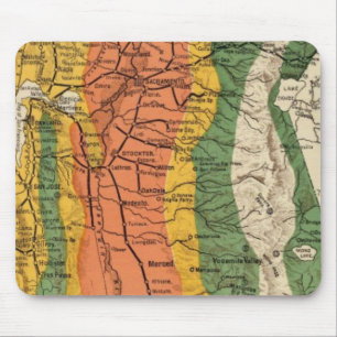 Alfombrilla De Ratón Mapa climático de California