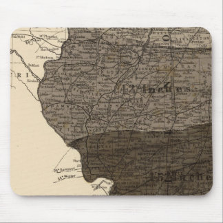 Alfombrilla De Ratón Mapa climatológico de Illinois