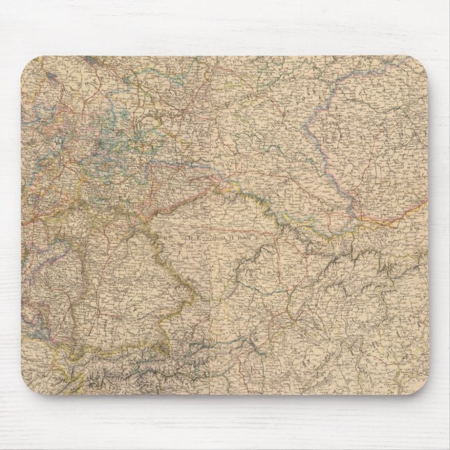 Alfombrilla De Ratón Mapa compuesto de Alemania (Frente)