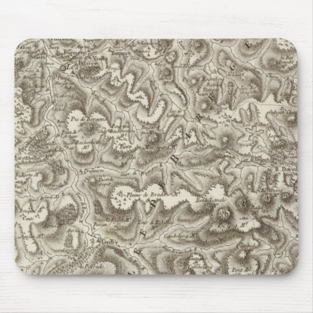 Alfombrilla De Ratón Mapa compuesto de Francia 2 (Frente)