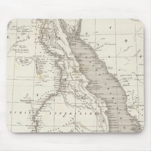 Alfombrilla De Ratón Mapa de África Oriental (Frente)