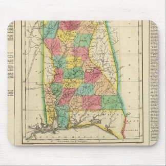 Alfombrilla De Ratón Mapa De Alabama