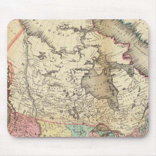 Alfombrilla De Ratón Mapa de América del Norte 3 (Frente)