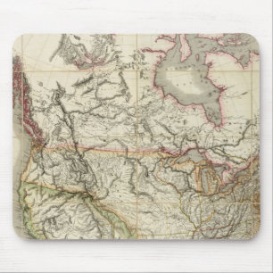 Alfombrilla De Ratón Mapa de América del Norte 4