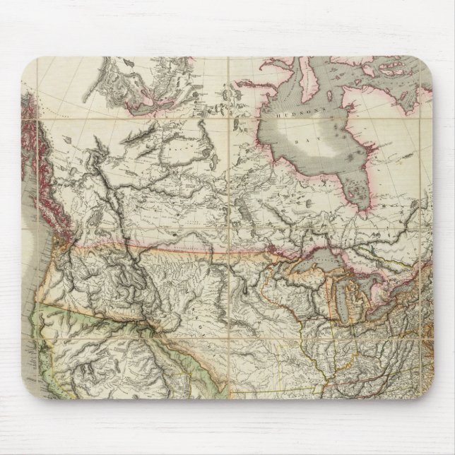 Alfombrilla De Ratón Mapa de América del Norte 4 (Frente)