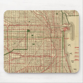 Alfombrilla De Ratón Mapa de Blanchard en Chicago